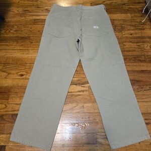 Vintage Gap Men’s Mechanic Sage Canvas Work Pants Size 34 X 30 (29L)